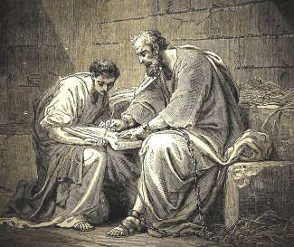 Paul, in prison, finishes letter to Ephesians