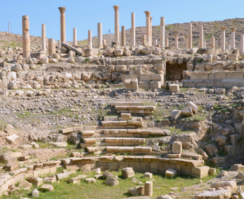 Ruins of Pella in modern Jordan