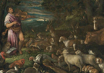 Orpheus Charming the Animals