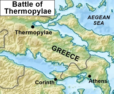 Battle of Thermopylae Map