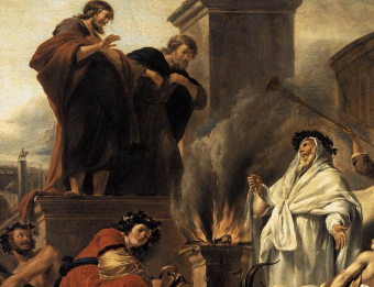 Paul and Barnabas at Lystra