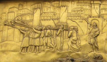 Priests Leading Ark around Jericho