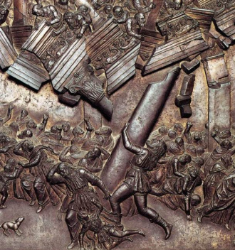 Samson Destroys Philistine Temple