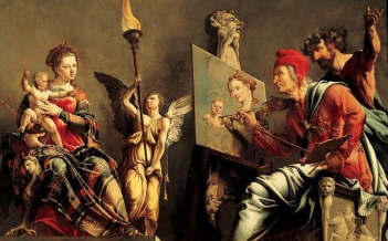 St. Luke painting the Virgin