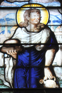 Zechariah in stained glass