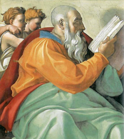 Zechariah by Michelangelo