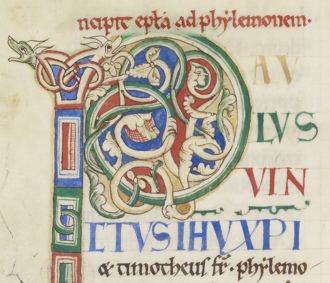 Illuminated Start of Philemon