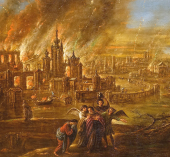 Sodom and Gomorrah Afire