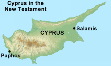 Cyprus New Testament Churches Map