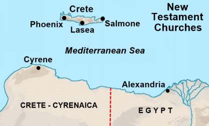 Alexandria New Testament Churches Map