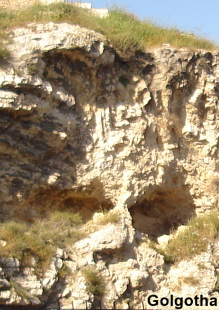 Picture of Calvary (Golgotha) where Jesus was killed.