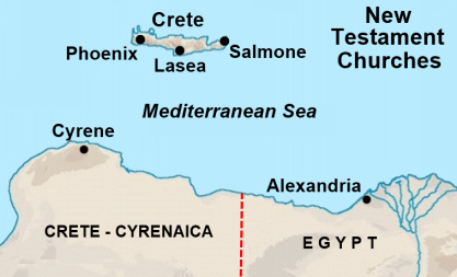 Map showing location of Alexandria