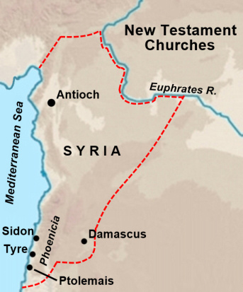 Syrian Antioch Map