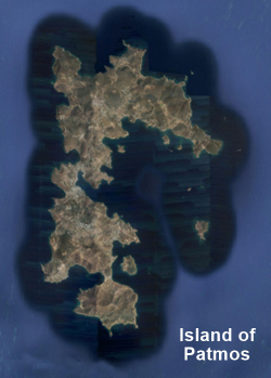 Patmos Island Map