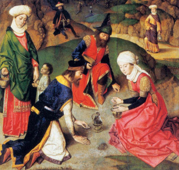 The Gathering of the Manna by the Children of Israel