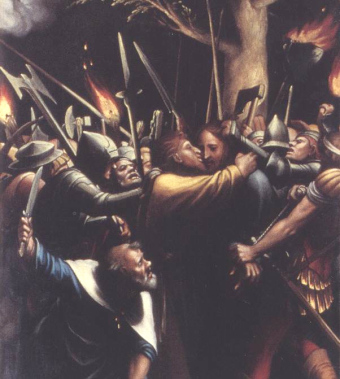 Jesus Arrested in Garden of Gethsemane