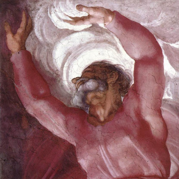 Separating light from darkness by Michelangelo
